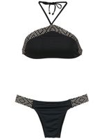 Amir Slama bikini imprimé - Noir - thumbnail