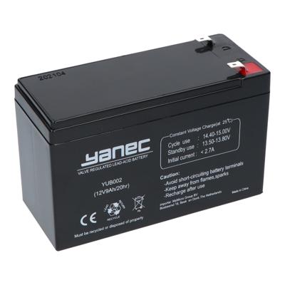 YANEC loodaccu 12v 9ah
