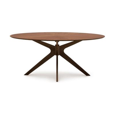 Kave Home Naanim eettafel ovaal 180x110 cm Walnoot