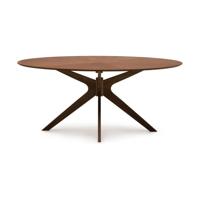 Kave Home Naanim eettafel ovaal 180x110 cm Walnoot