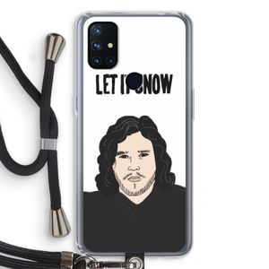 Let It Snow: OnePlus Nord N10 5G Transparant Hoesje met koord