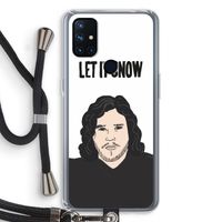 Let It Snow: OnePlus Nord N10 5G Transparant Hoesje met koord