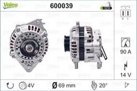 Valeo Alternator/Dynamo 600039. - thumbnail