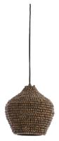 Light & Living Hanglamp 'Kalenga' Kralen, 21cm, kleur Bruin/Grijs