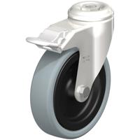 Blickle LKRXA-VPA 126G-FI Zwenkwiel met rem Wieldiameter: 125 mm Draagvermogen (max.): 120 kg 1 stuk(s)