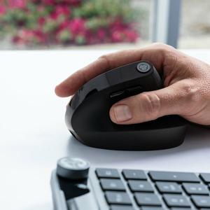 JLab JBUDS ERGONOMIC muis Thuis Rechtshandig RF-draadloos + Bluetooth 2400 DPI