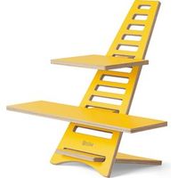 Upstaa XL Sta-bureau Werkplek - Berkenhout - Geel - thumbnail