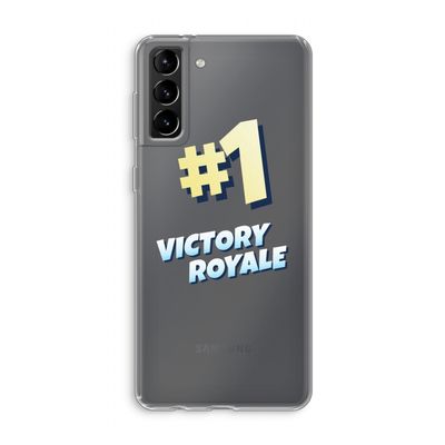 Victory Royale: Samsung Galaxy S21 Plus Transparant Hoesje