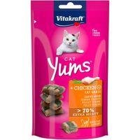 Vitakraft Cat Yums kip met kattengras kattensnack (40 g) 6 verpakkingen - thumbnail