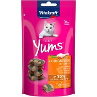 Vitakraft Cat Yums kip met kattengras kattensnack (40 g) 3 verpakkingen