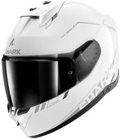 SHARK Skwal i3 Blank SP, Integraalhelm, Wit-Zilver-Antraciet WSA