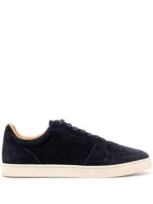 Brunello Cucinelli baskets en daim - Bleu