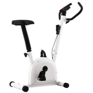 VidaXL Hometrainer met bandweerstand wit