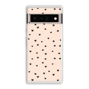 Kleine kattenkopjes: Google Pixel 6 Pro Transparant Hoesje
