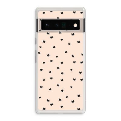 Kleine kattenkopjes: Google Pixel 6 Pro Transparant Hoesje