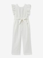 Jumpsuit voor meisjes Suzanne - CYRILLUS ecru