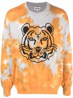 Kenzo sweat à imprimé tie dye - Orange