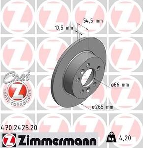 Remschijf Coat Z 470242520