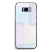Square pastel: Samsung Galaxy S8 Transparant Hoesje - thumbnail