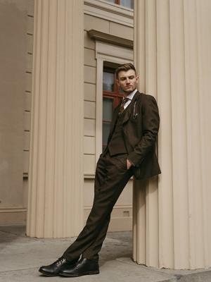 Graves Brown | 3-delig Pak | Bruin | Thomas Shelby | Peaky Blinders | Peaky Blinders