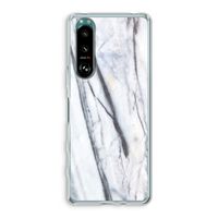 Gestreepte marmer: Sony Xperia 5 III Transparant Hoesje