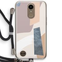 Luca: LG K10 (2017) Transparant Hoesje met koord
