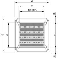 nVent SCHROFF 22117844 Schap (b x d) 600 mm x 780 mm 1 stuk(s)