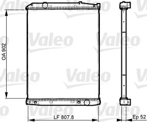 Valeo Koelblok radiateur 733514