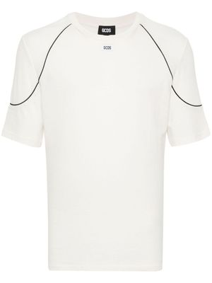 GCDS t-shirt Comma - Tons neutres