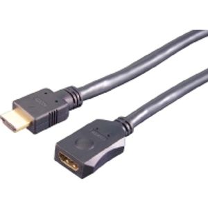 e+p HDMV 402 HDMI kabel 2 m HDMI Type A (Standaard) Zwart