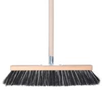 Terrastegels bezem Arenga Elaston - 40 cm - met houten steel van 120 cm Terrastegels bezem Arenga Elaston - 40 cm - met houten steel van 120 cm