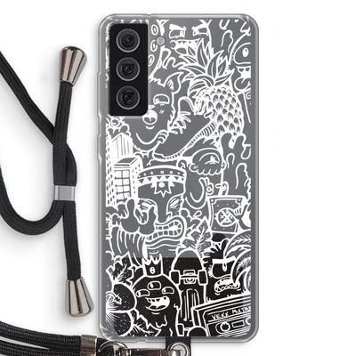 Vexx Mixtape #2: Samsung Galaxy S21 FE Transparant Hoesje met koord