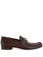 Gucci mocassins à détails de mors - Marron - thumbnail