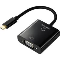 Renkforce RF-4679564 USB-C / VGA Adapter [1x USB-C stekker - 1x VGA-bus] Zwart 10.00 cm - thumbnail
