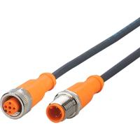 ifm Electronic EVC041 Verbindingskabel Aantal polen (sensoren): 3, 5 Stekker, recht, Bus, recht 0.6 m 1 stuk(s)