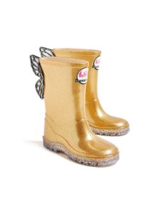 Sophia Webster Mini bottines de pluie Queen Bee Butterfly - Or