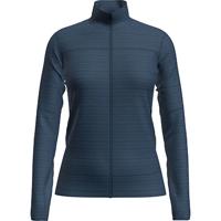 Icebreaker Merino Blend 300 RealFleece™ Descender LS Zip Vest Dames Atlantis L