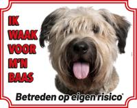 Bouvier Blond waakbord