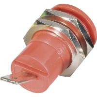 Schnepp BU 4600 rt Veiligheids-labconnector, female Bus, inbouw verticaal Stift-Ø: 4 mm Rood 1 stuk(s) - thumbnail