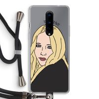 Mary Kate: OnePlus 8 Transparant Hoesje met koord