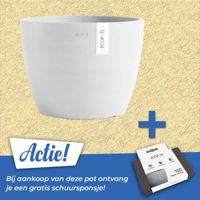 Pot stockholm d45cm puur wit Pot stockholm d45cm puur wit