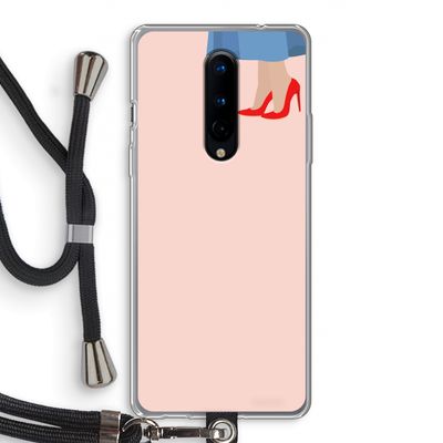 High heels: OnePlus 8 Transparant Hoesje met koord