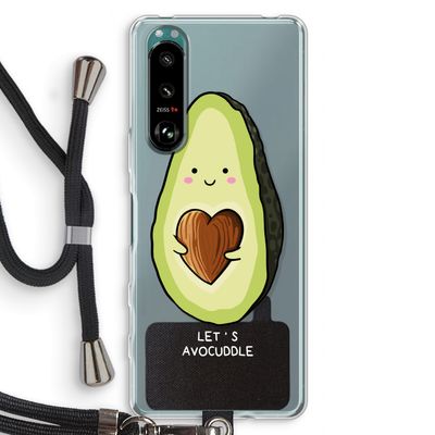 Avocuddle: Sony Xperia 5 III Transparant Hoesje met koord