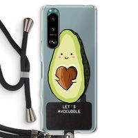 Avocuddle: Sony Xperia 5 III Transparant Hoesje met koord