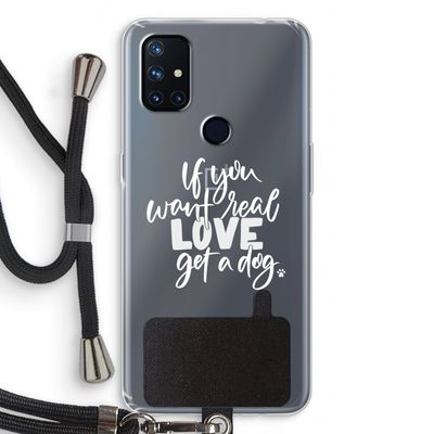 Partner in crime: OnePlus Nord N10 5G Transparant Hoesje met koord