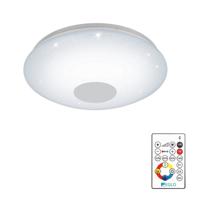 Eglo PlafonniereVoltago 2 RGB Crystal rond 38cm wit - 95972