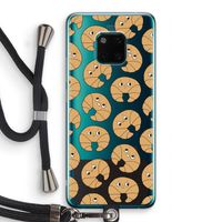 Croissant: Huawei Mate 20 Pro Transparant Hoesje met koord Croissant: Huawei Mate 20 Pro Transparant Hoesje met koord