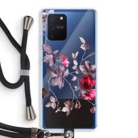 Mooie bloemen: Samsung Galaxy Note 10 Lite Transparant Hoesje met koord