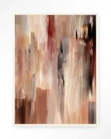 Urban Cotton Wandkleed 'Monterosso' 145 x 190cm in Floating Frame - off white