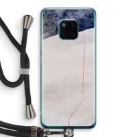 Stone White: Huawei Mate 20 Pro Transparant Hoesje met koord